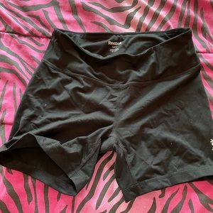 Reebox black biker shorts